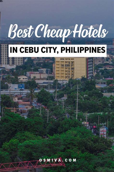 The 10 best cheap hotels in Cebu City, Philippines .